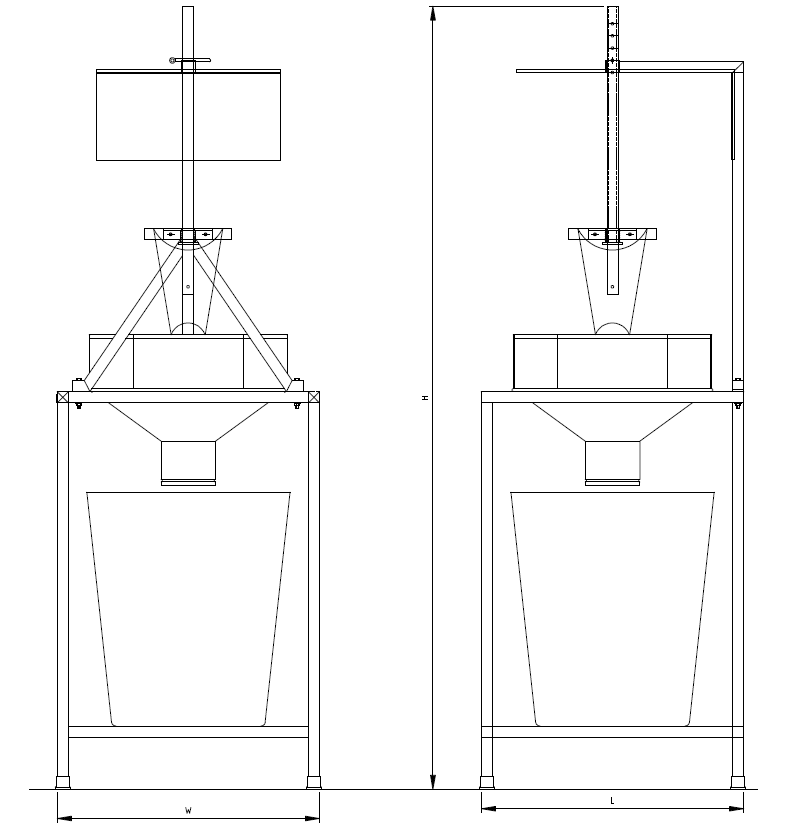 RND Automation Killing Cones for Poultry Processing - Stainless Steel, Manufactured in Pune, India